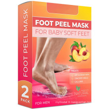 Masque de peau de pied de talons fissurés de traitement naturel d&#39;épluchage exfoliant d&#39;OEM